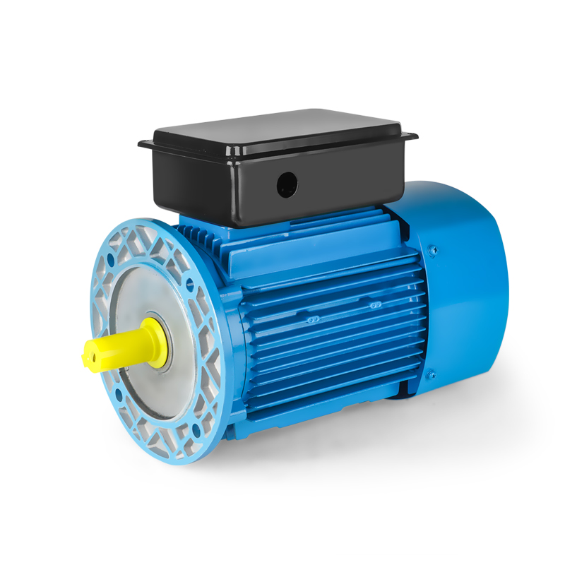 Einphasiger Doppelventil-Kondensatormotor mit quadratischem Gehäuse und Flansch